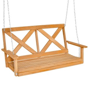 Medinės pakabinamos sūpynės suaugusiems iki 240 kg.